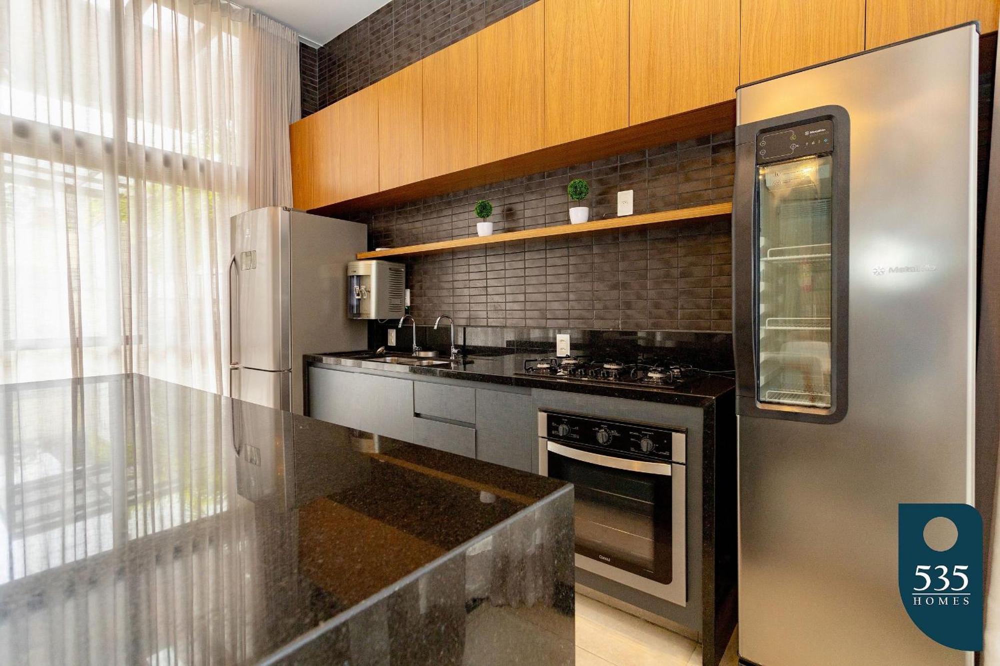 Lindo E Aconchegante Com Vista Panoramica Na Barra Apartamento *