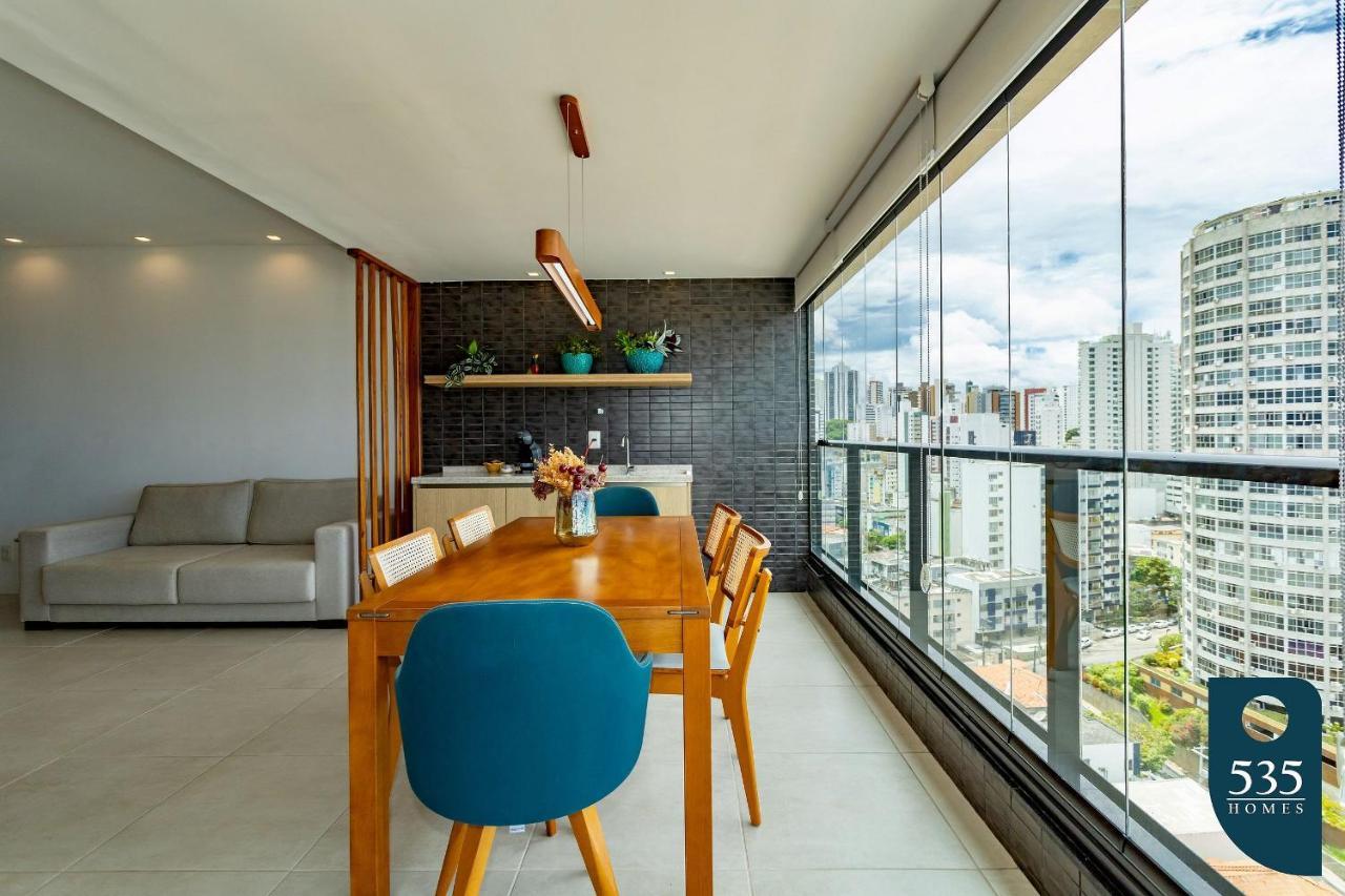 Lindo E Aconchegante Com Vista Panoramica Na Barra Apartment