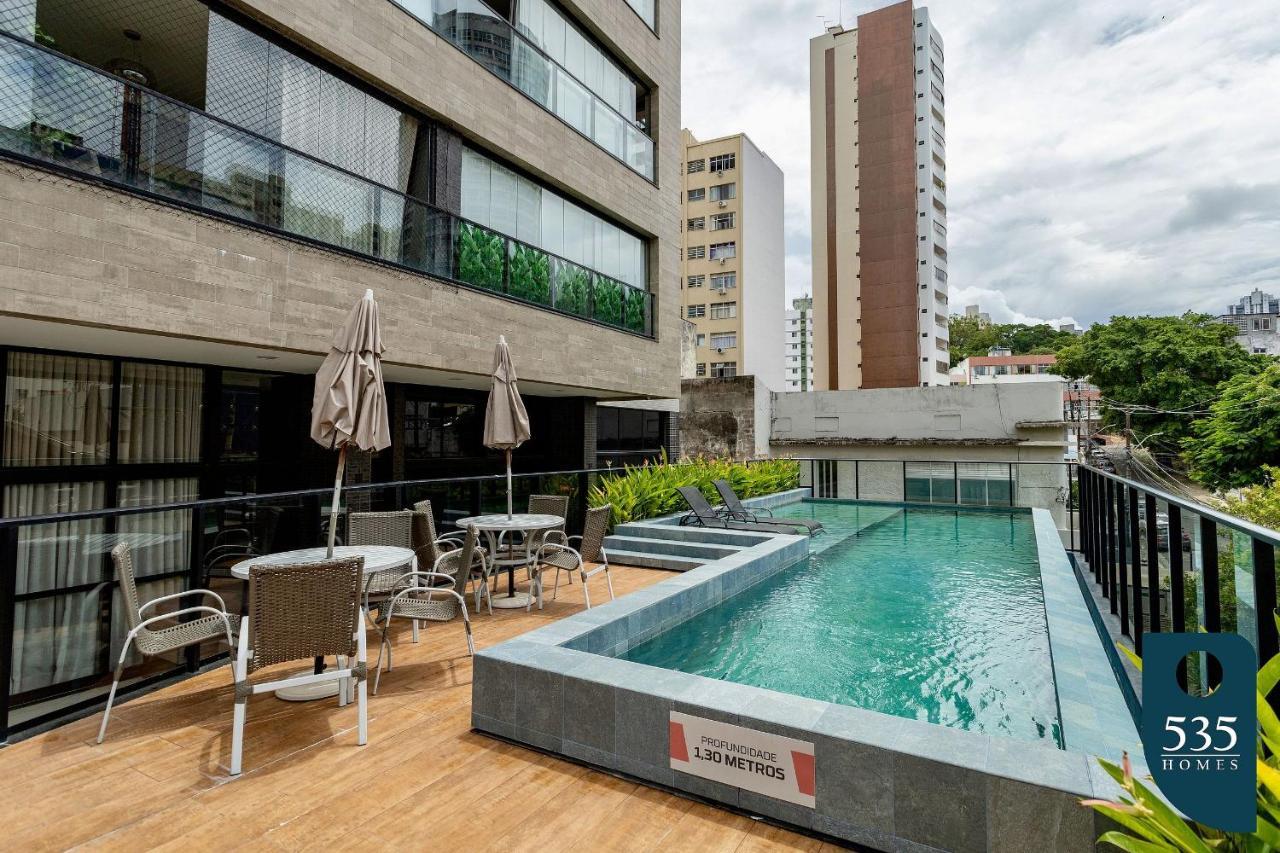 Lindo E Aconchegante Com Vista Panoramica Na Barra Apartment